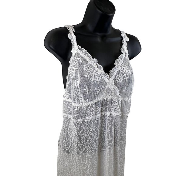 Hanky Panky White Lace Full Slip XL - Picture 2 of 5